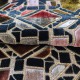 "Stained glass" Curtain Made in France velvet Casal