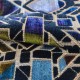 "Stained glass" Curtain Made in France velvet Casal