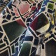 "Stained glass" Curtain Made in France velvet Casal