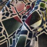 Stained glass Curtain Made in France velvet Casal