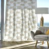 Spirale blanc/vert Rideau non feu Made in France Casal