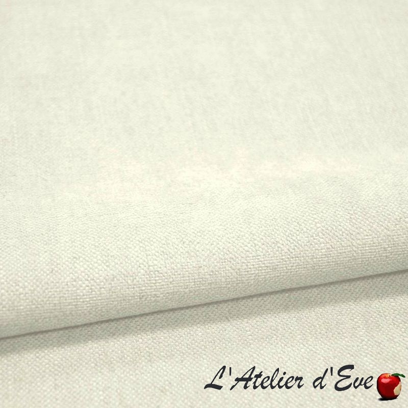 "Brio" bianco Toile d'ameublement aspect lin Casal