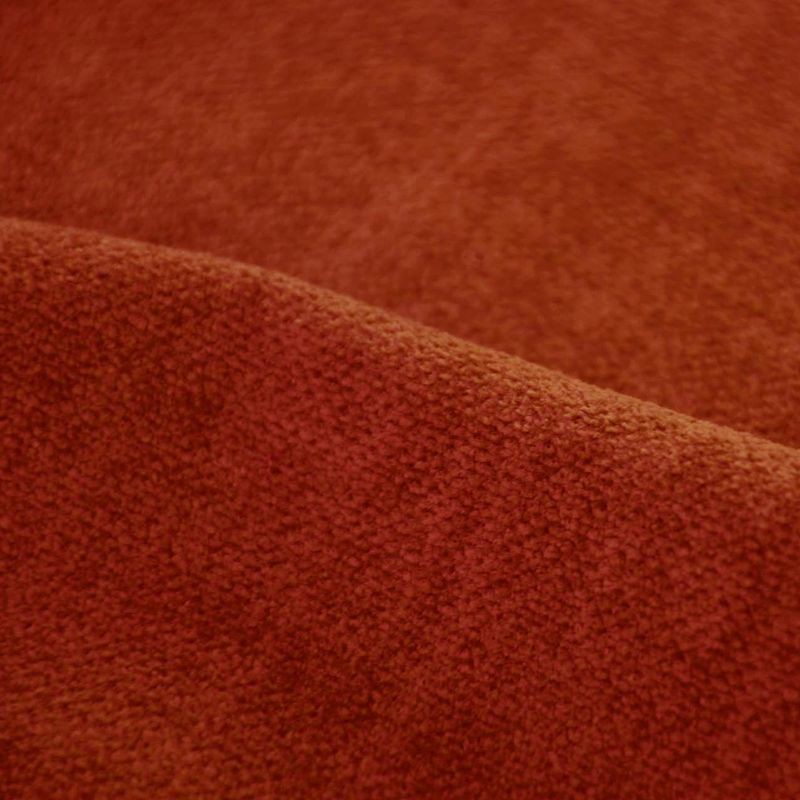 Amara terre cuite Tissu velours non feu rideaux et sièges vendu au mètre