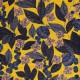 "Fruit du paradis" jaune Rideau 100% lin Made in France Thevenon