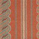 "Menerbes stripe" cayenne red Toile extérieure fantaisie Thevenon