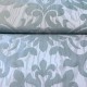 "Palatine" céleste Tissu jacquard motif baroque Boudoir Casal