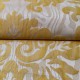 "Palatine" champagne Tissu jacquard motif baroque Boudoir Casal