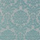 "Palatine" céleste Tissu jacquard motif baroque Boudoir Casal