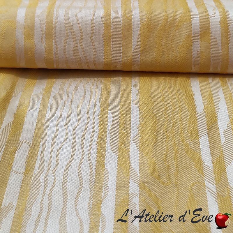 "Lavallière" champagne Rideau jacquard Made in France / Casal