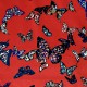 "Chrysalide" Jacquard velvet fabric butterflies Art'Aile Casal