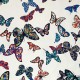 "Chrysalide" plume Tissu jacquard velours papillons Art'Aile Casal