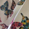 Chrysalide Jacquard velvet fabric butterflies Art'Aile Casal