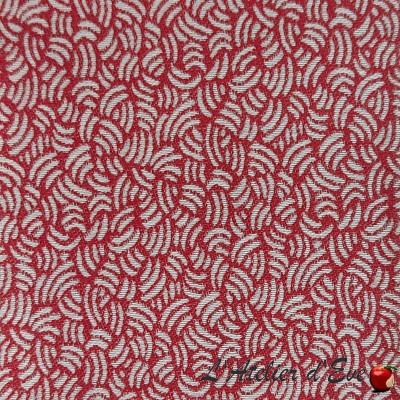 "Diabolo" Casal graphic jacquard fabric