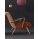 "Diabolo" fauteuil réalisé avec Diabolo mandarine 13474-45 et feu 13474-46