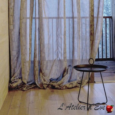 "Ghibli" Fire retardant sheer M1 by the meter Casal