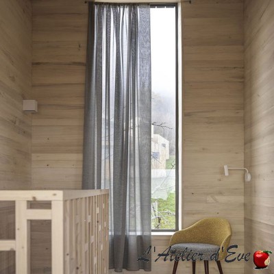 "Bora" Sheer satin effect by the meter Casal