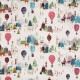 Rideau "Away we go" candyfloss Made in France - Collection Big Adventure pour enfants Prestigious Textiles