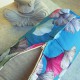 "Bolster" Céline bleu zinc entièrement déhoussable grâce à sa fermeture Coussin de yoga Made in France L'Atelier d'Eve