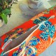 "Bolster" Kimono flowers Coussin de yoga déhoussable Made in France L'Atelier d'Eve