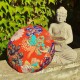 "Zafu" Kimono Flowers Coussin de méditation Made in France L'Atelier d'Eve
