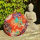 "Zafu" Kimono Flowers Coussin de méditation Made in France L'Atelier d'Eve