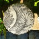 "Zafu" coco lin vue dessous Coussin de méditation Made in France L'Atelier d'Eve