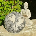 "Zafu" Coco linen Meditation cushion Made in France L'Atelier d'eve