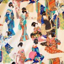 Rideau coton "Kimono" Fabriqué en France Thevenon