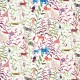 Toile de coton "Hide and seek" rainbow - Collection Big Adventure Prestigious Textiles