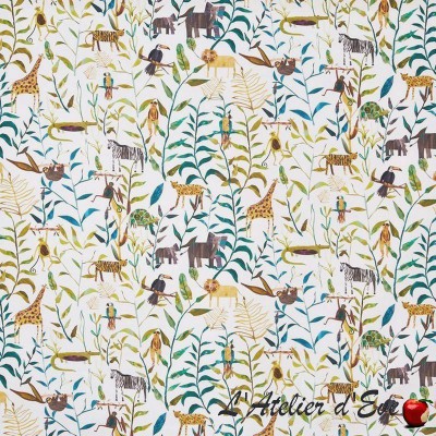 Cotton canvas "Hide and seek" Collection Big Adventure Prestigious Textiles