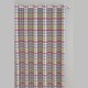 "Hopscotch" rainbow - Vue d'ensemble du rideau à oeillets Made in France - Tissu coton carreaux vichy Prestigious Textiles 