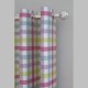 Cotton eyelet curtain Made in France" Hopscotch " Prestigious Textiles