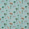 On Safari rainbow - Tissu pour enfants Collection Big Adventure Prestigious Textiles