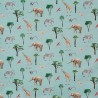 On Safari rainbow - Tissu pour enfants Collection Big Adventure Prestigious Textiles