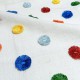 "Pom Pom" jungle - Détails - Tissu brodé pour enfant Collection Big Adventure Prestigious Textiles