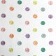 "Pom Pom" candyfloss détails 2 - Rideau à oeillets Fabrication Française motifs pompons brodés - Prestigious Textiles 