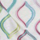 Tissu brodé en mouvement "Spinning Top" rainbow - Collection Big Adventure Prestigious Textiles