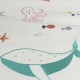 Tissu ameublement brodé mer et plage "Splash" rainbow - Collection Big Adventure Prestigious