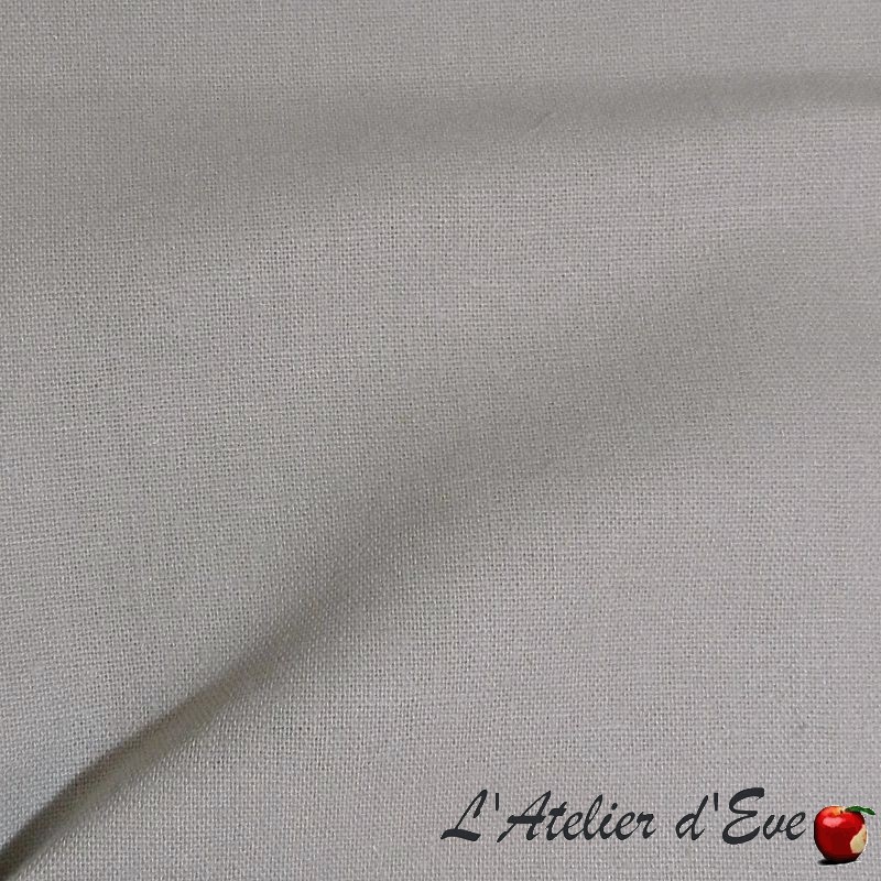 Fabric 100% linen large width "Linen canvas" Thevenon