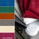"Lemming" Tissu velours ameublement non feu M1 Casal