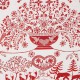 Cotton fabric christmas/mountain "Bellevue" Thevenon