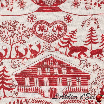 Toile de lin "Bellevue" Thevenon