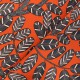 Tissu ameublement coton Elis orange - Ameublement et siège - Grossiste tissu Thevenon