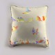 Coussin carré Made in France Happy Birds lin Thevenon