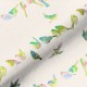 Achat rideau Made in France: Imprimé fantaisie avec le tissu coton Happy Birds fond crème de Thevenon