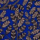Rideau à oeillets velours Elis bleu roi de Thevenon - Fabrication en France
