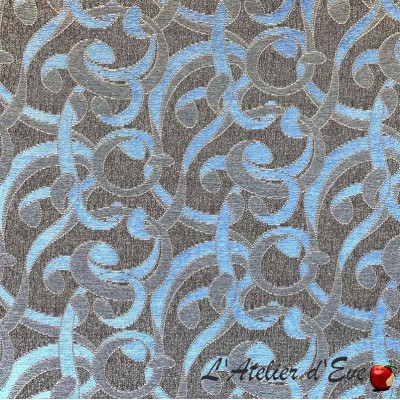 Non-fire jacquard fabric aquaclean "Chillia" Casal