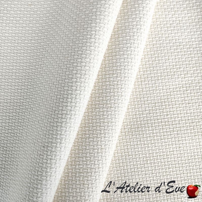 Idril cygne - Tissu éco responsable lavable ameublement tapissier Casal