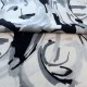 Visages pénombre - Tissu ameublement tapissier Art Deco au mètre Casal en mouvement