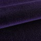 Olympe ultra violet - Rideau non feu Fabriqué en France, tissu velours M1 - Casal